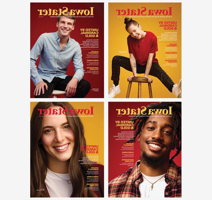 四份爱荷华州杂志的封面人物是学生领袖.